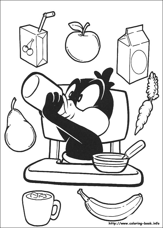 Baby Looney Tunes coloring picture